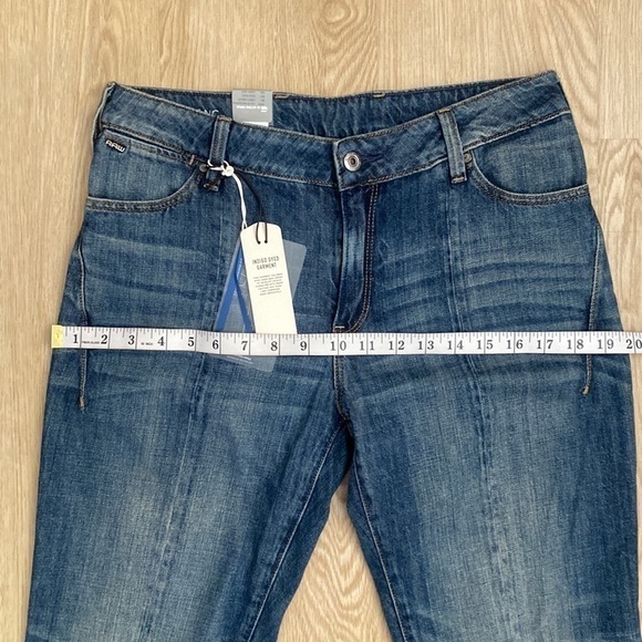Y2K Coastal Streetwear G-Star Raw Boyfriend Fit Jeans W27 L32 New - Picture 8 of 14